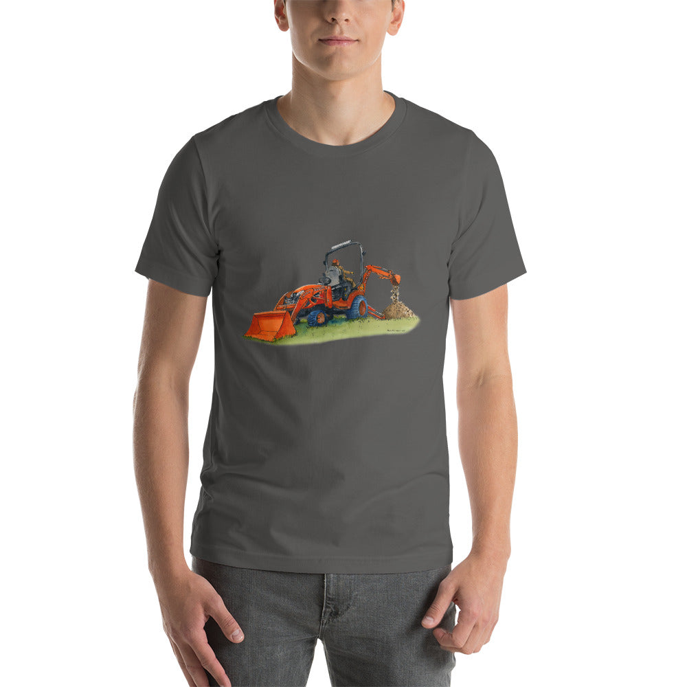 Short-Sleeve Unisex T-Shirt - Orange Tractor
