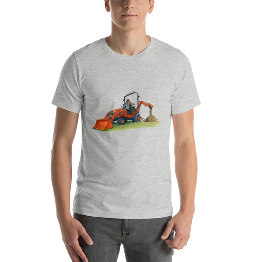 Short-Sleeve Unisex T-Shirt - Orange Tractor