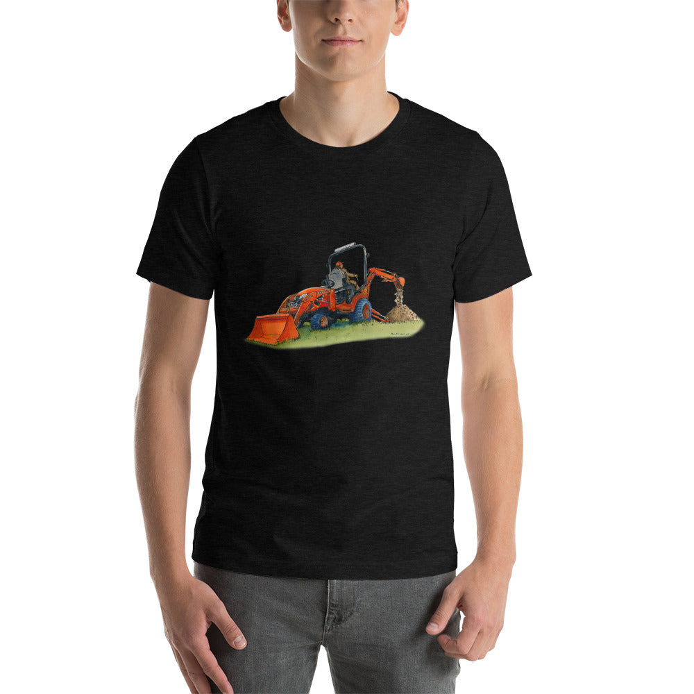 Short-Sleeve Unisex T-Shirt - Orange Tractor