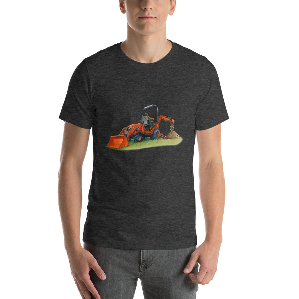 Short-Sleeve Unisex T-Shirt - Orange Tractor