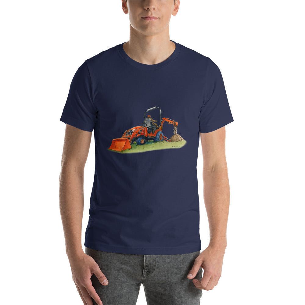 Short-Sleeve Unisex T-Shirt - Orange Tractor