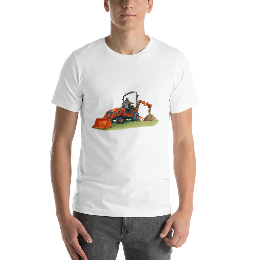 Short-Sleeve Unisex T-Shirt - Orange Tractor